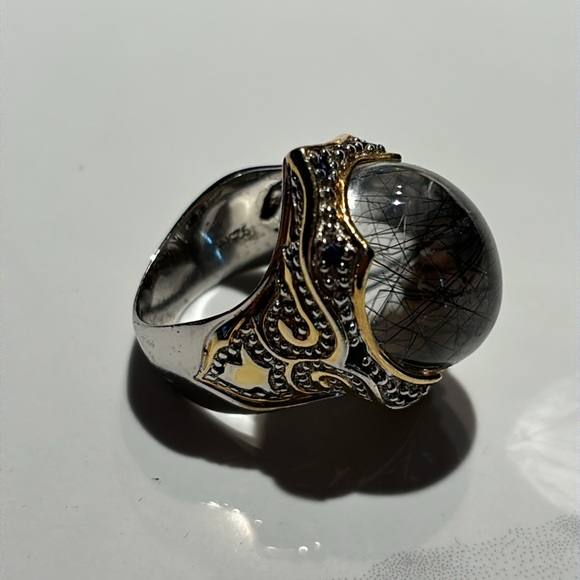 Beautiful Rutile Quartz ring - Picture 5 of 11